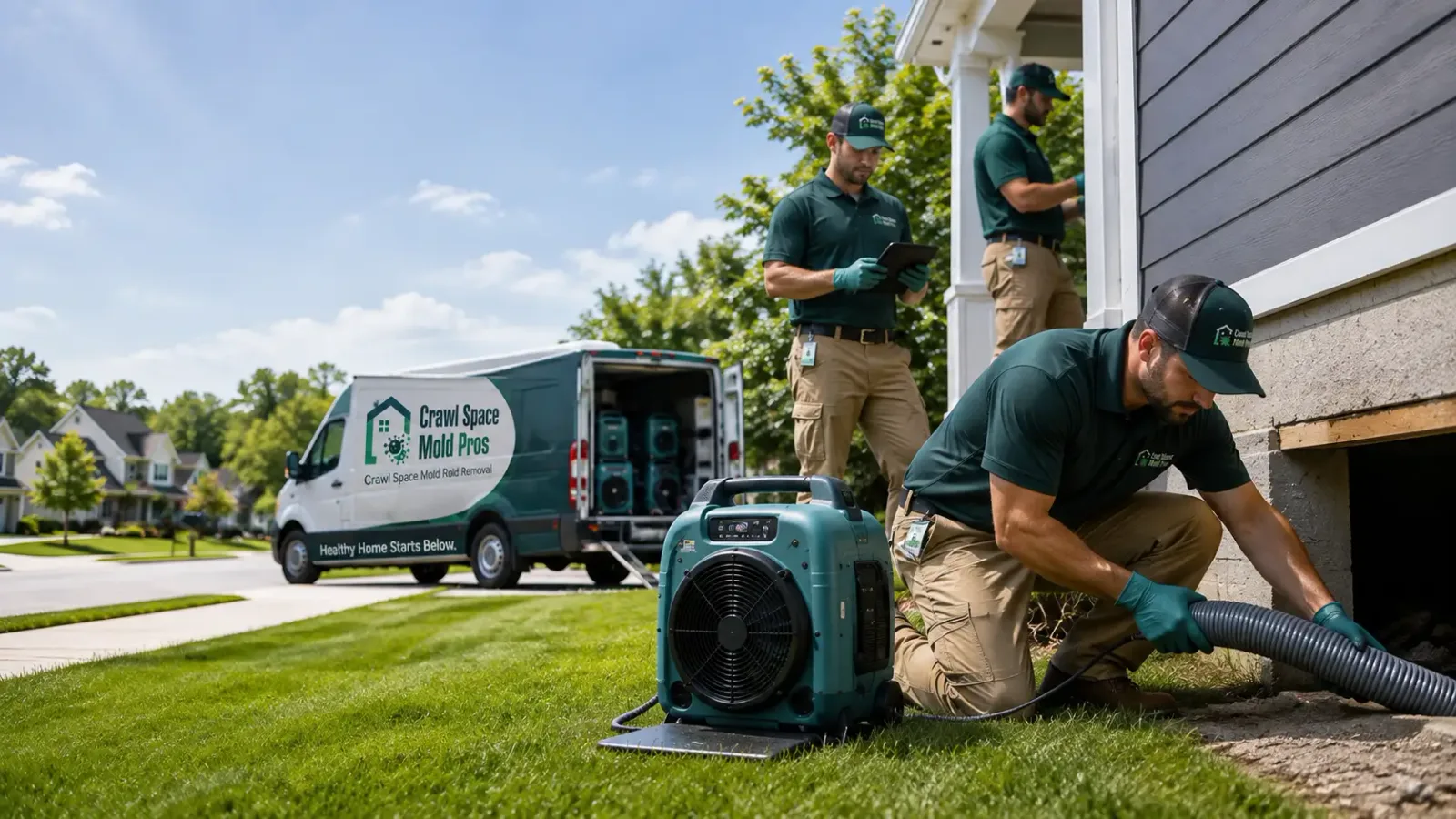 Crawl Space Mold Removal in Conejos, CO